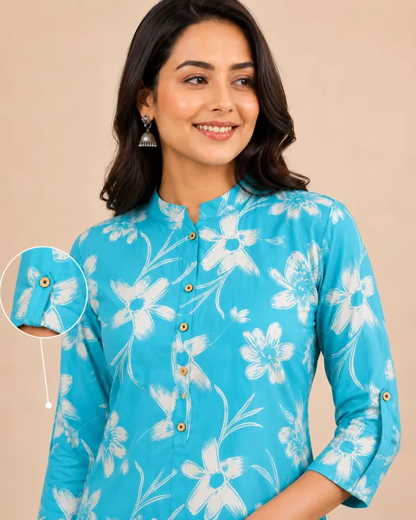 Blue_Floral_Straight_Kurta_Set_for_Women