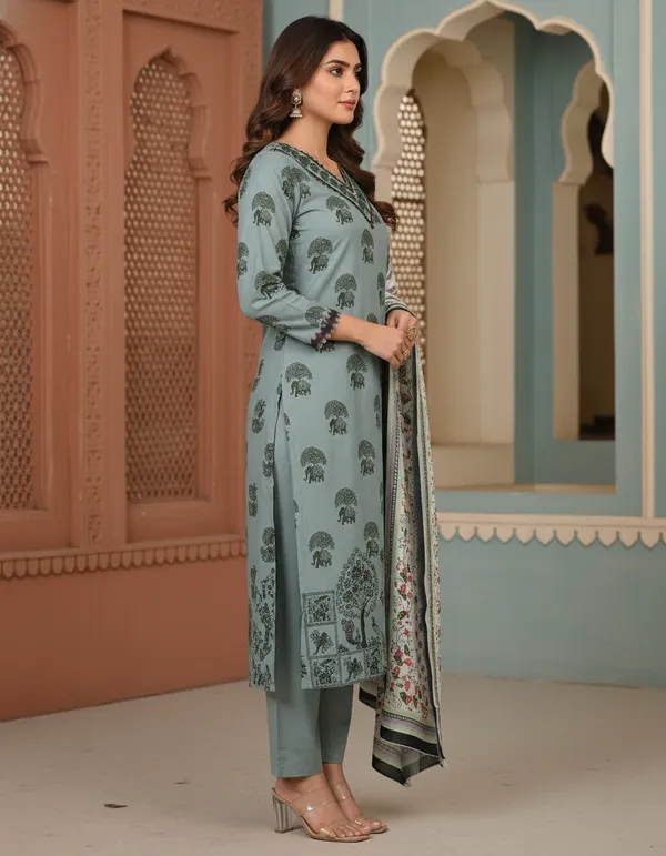 Sage_Green_Printed_Straight_Kurta_Set_for_Women