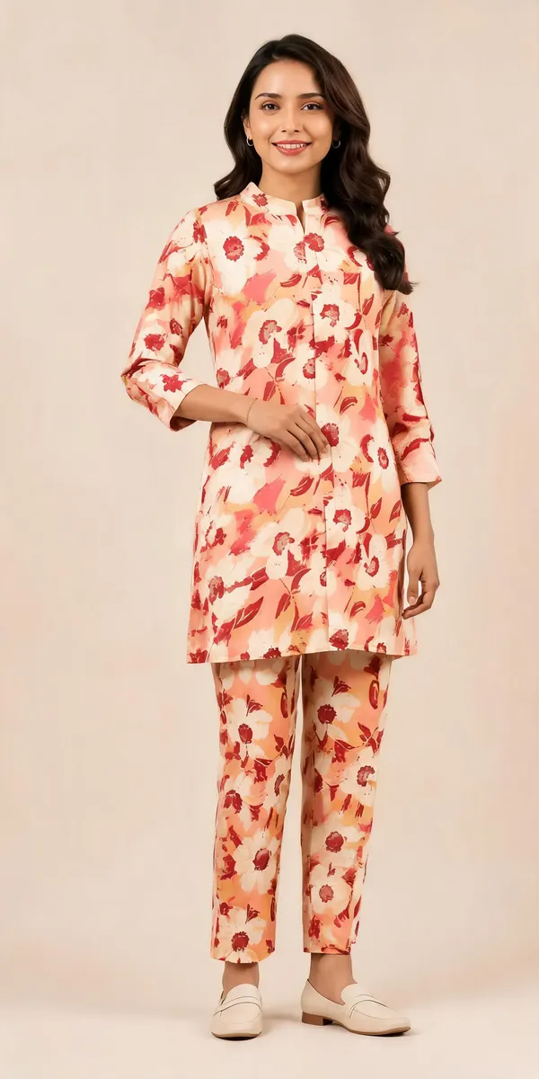 Peach_Printed_Straight_Kurta_Set_for_Women