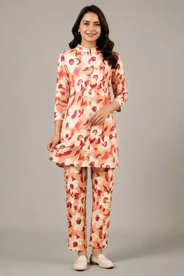 Peach_Printed_Straight_Kurta_Set_for_Women