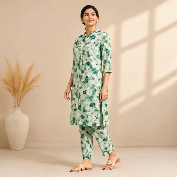 Green_Floral_Straight_Kurta_Set_for_Women