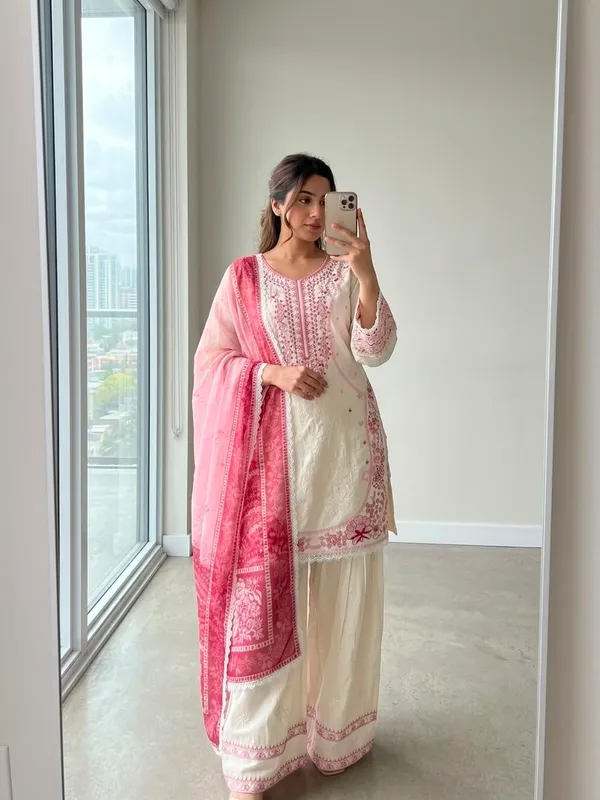 Grey_And_Cream_Printed_Straight_Kurta_Set_for_Women