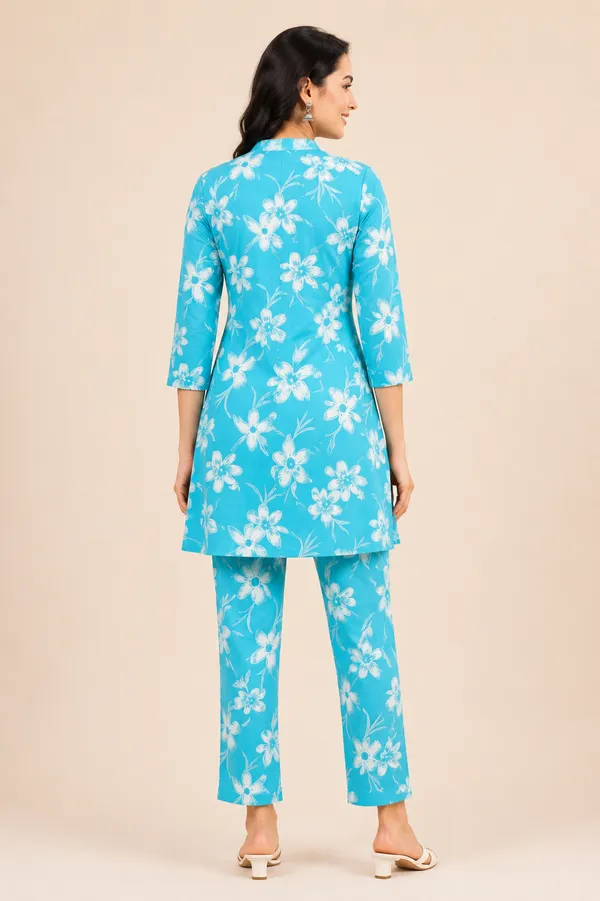 Blue_Floral_Straight_Kurta_Set_for_Women