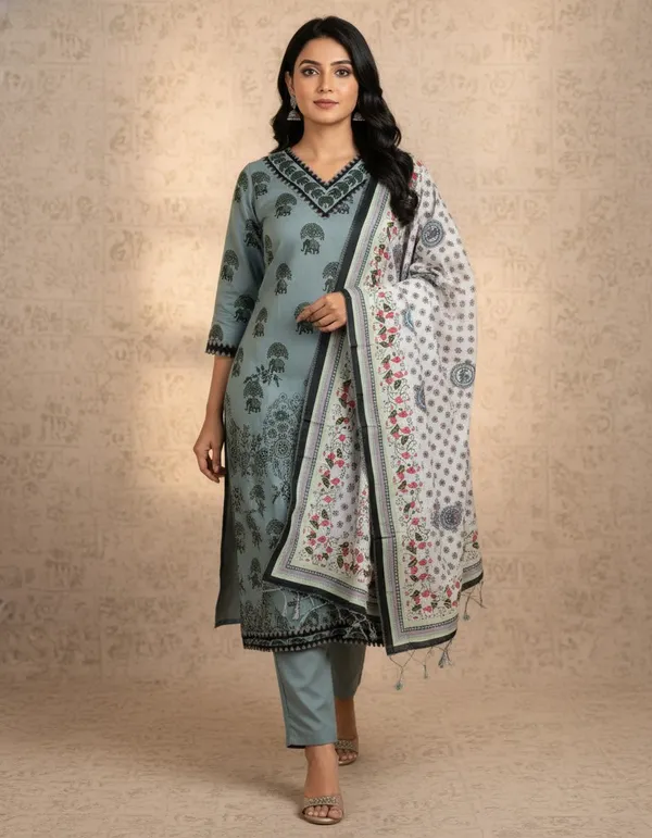 Sage_Green_Printed_Straight_Kurta_Set_for_Women