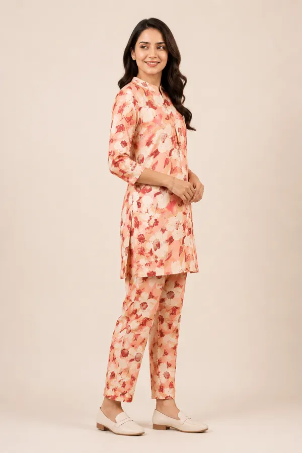 Peach_Printed_Straight_Kurta_Set_for_Women