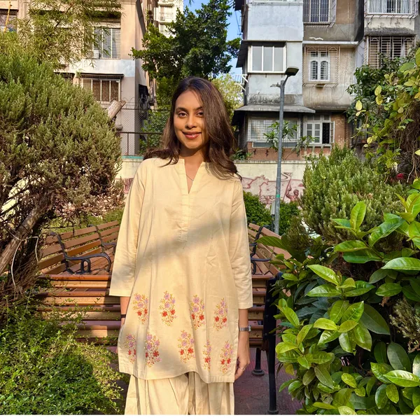 Beige_Cotton_Straight_Fit_Floral_Kurta_Set_For_Women