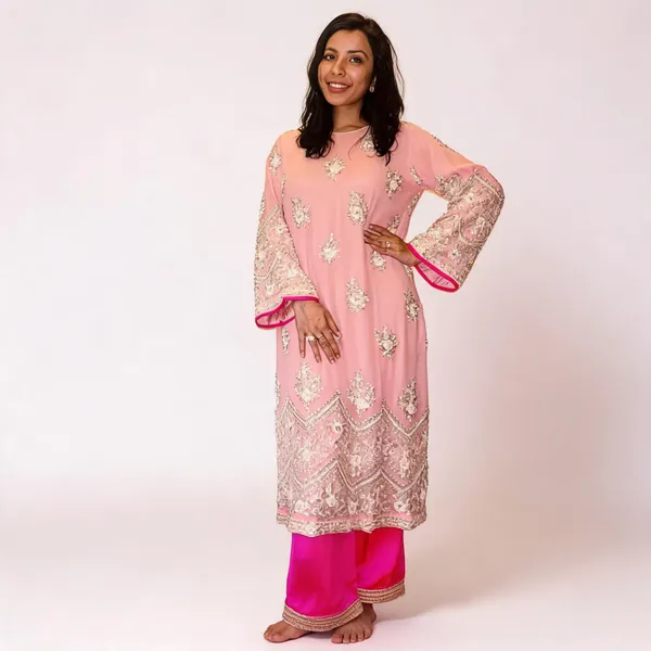Pink_Georgette_Embroidered_Straight_Kurta_Set_For_Women