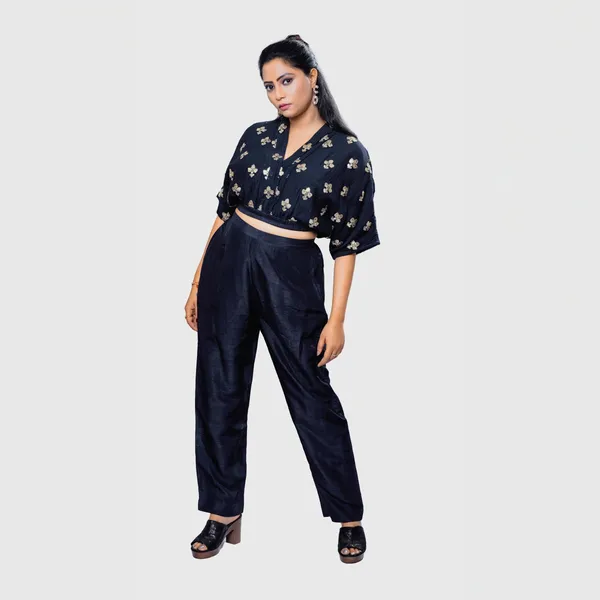 Black_Dupion_Silk_Floral_Print_Relaxed_Co_Ord_Set_For_Women