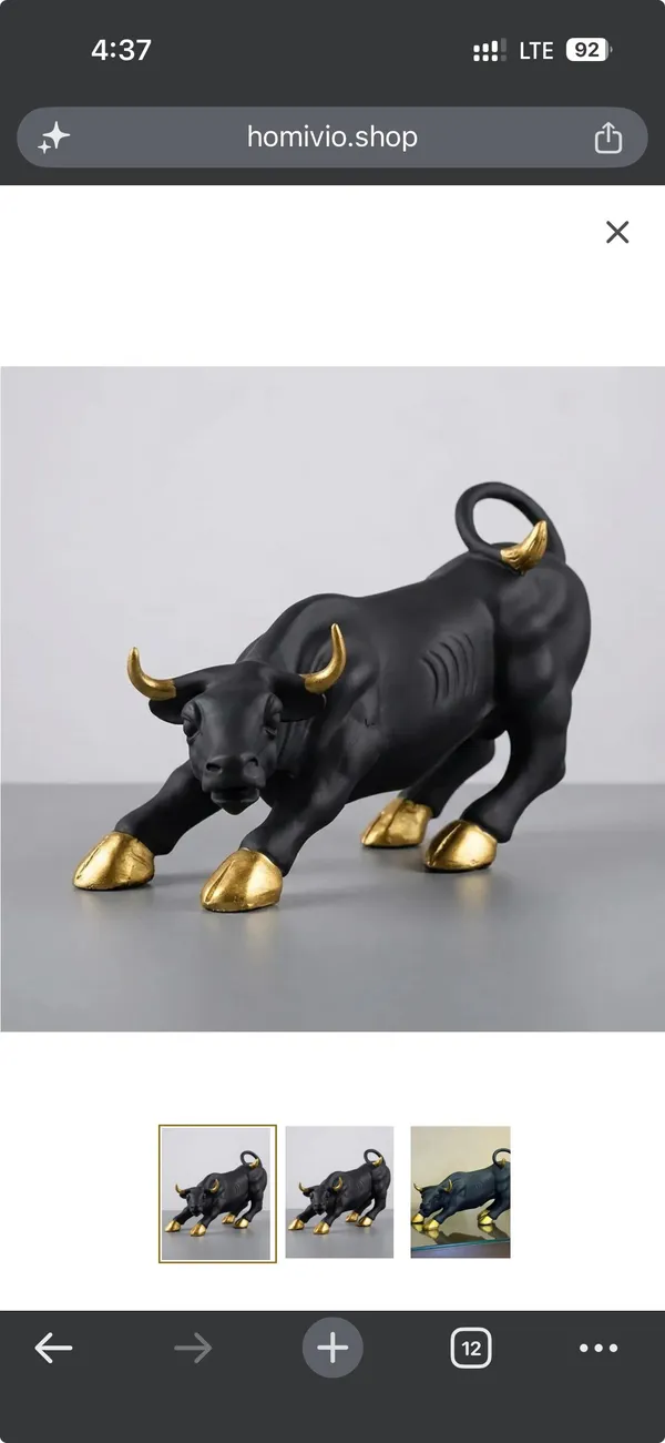 Black_Bull_Decorative_Showpiece_With_Gold_Tone_Accents