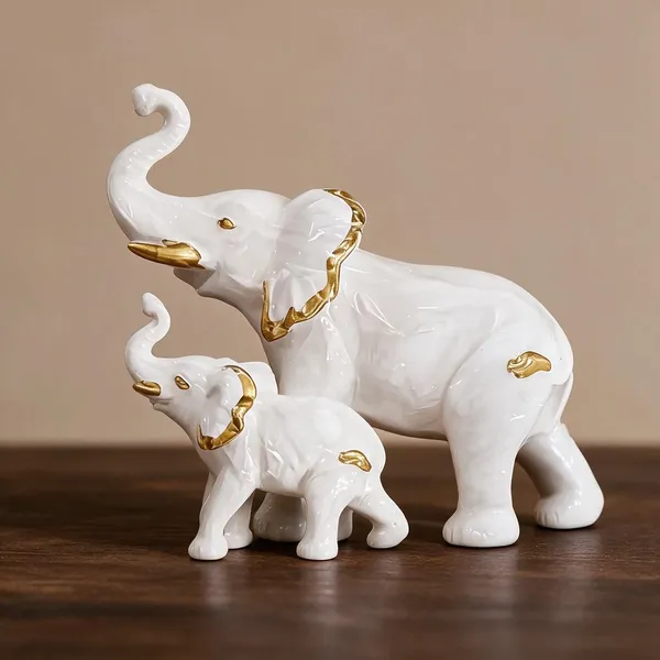 White_Elephant_Figurine_Set