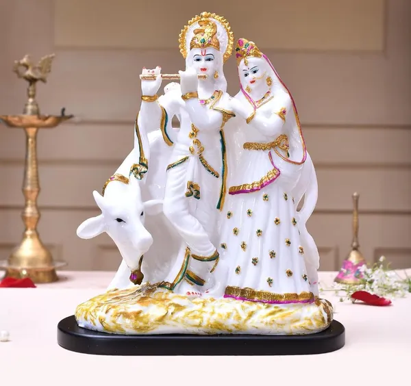 White_Devotional_Radha_Krishna_Idol