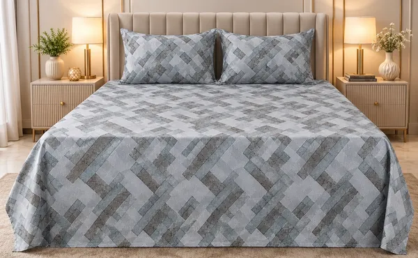Grey_Modern_Geometric_Pattern_Bedspread