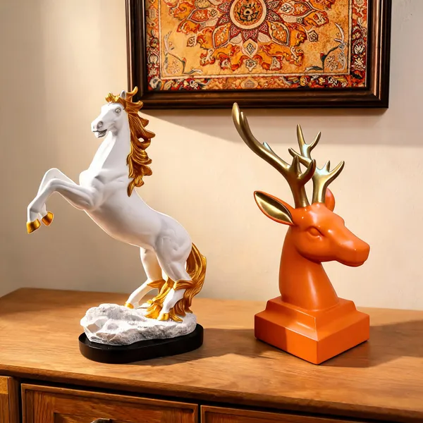 Decorative_Animal_Showpiece_Figurine_And_Animal_Design_Decorative_Showpiece_Pack_Of_2