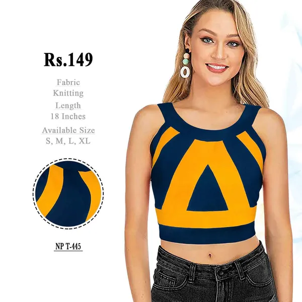 Navy_Blue_Knitted_Crop_Top_for_Women