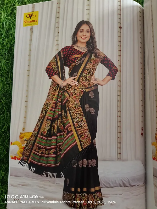 Black_Printed_Ethnic_Saree_For_Women