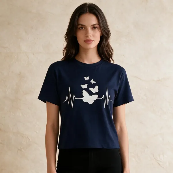 Navy_Blue_Cotton_Regular_Fit_Graphic_T-Shirt_For_Women_-_Pack_of_2