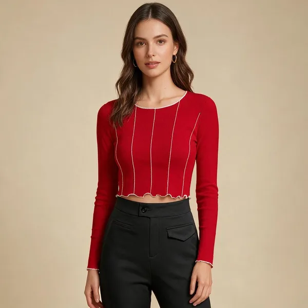 Red_Knitted_Slim_Fit_Striped_Crop_Top_For_Women_-_Pack_of_2