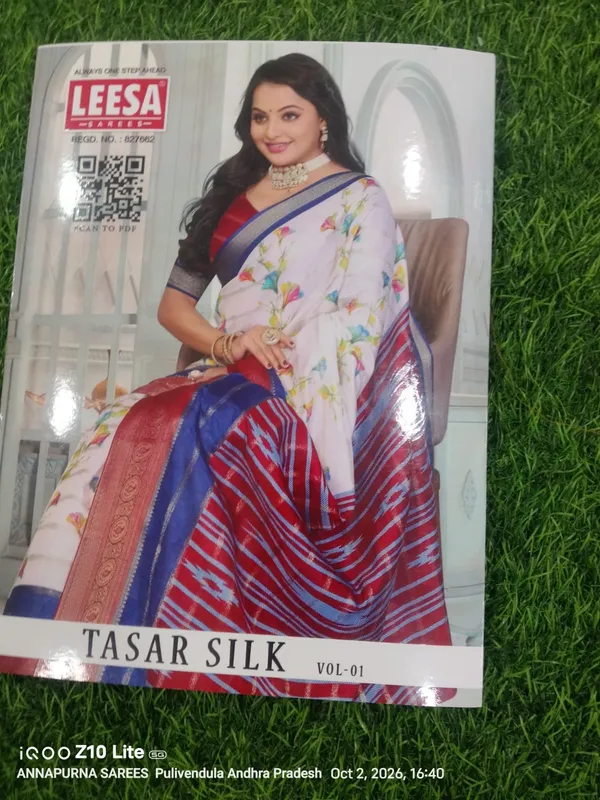White_Tasar_Silk_Floral_Print_Saree_for_Women