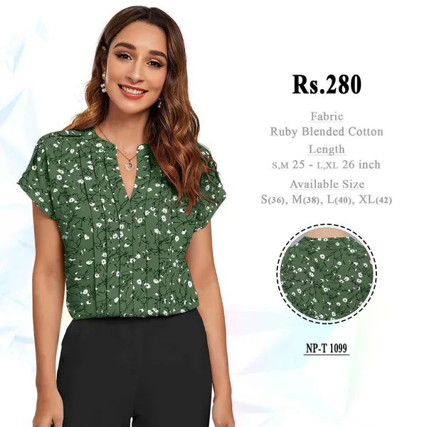 Multicolour_Georgette_Printed_Flutter_Sleeve_Top_For_Women