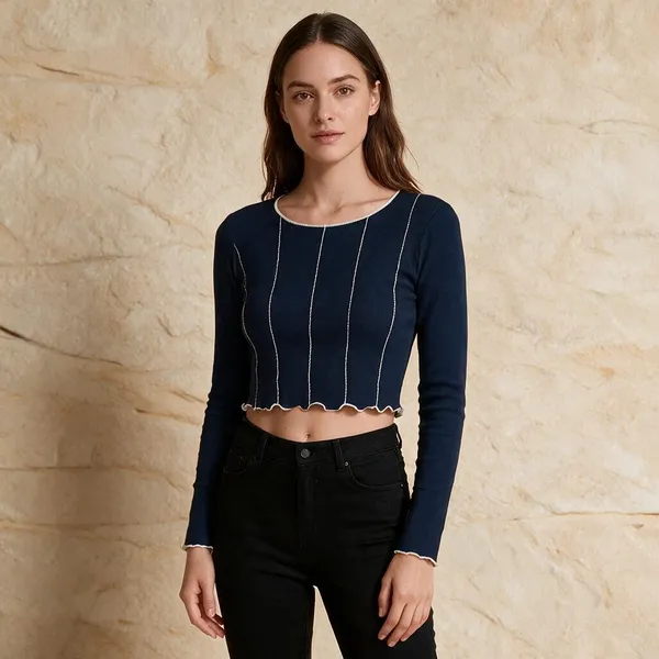 Navy_Blue_Knit_Slim_Fit_Striped_Crop_Top_For_Women_-_Pack_of_2