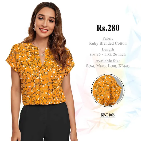 Multicolour_Georgette_Printed_Flutter_Sleeve_Top_For_Women