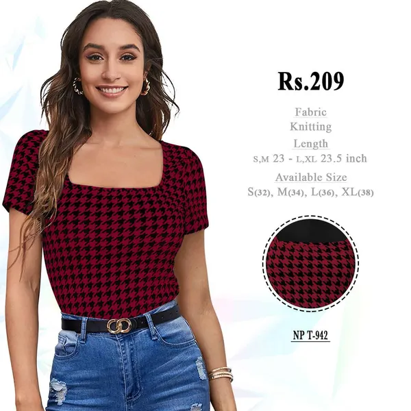 Multicolour_Georgette_Printed_Flutter_Sleeve_Top_For_Women