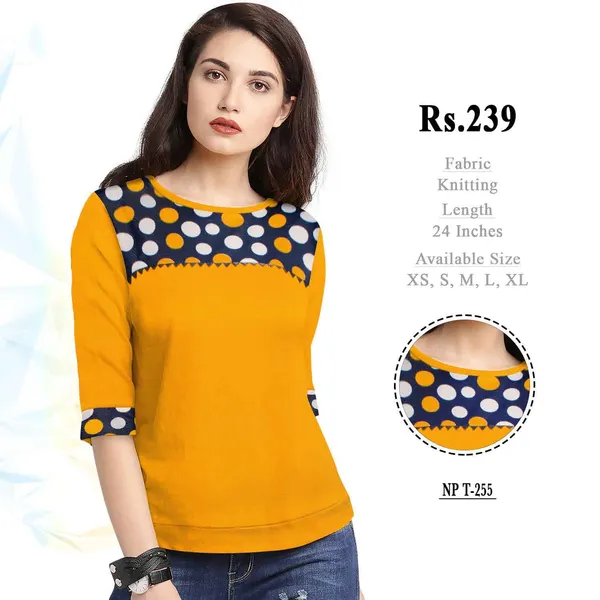 Yellow_Knitted_Printed_Top_for_Women