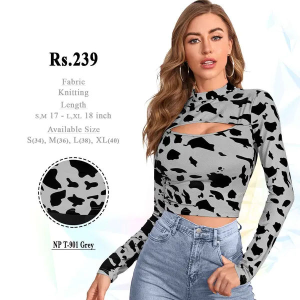 Multicolour_Georgette_Printed_Flutter_Sleeve_Top_For_Women