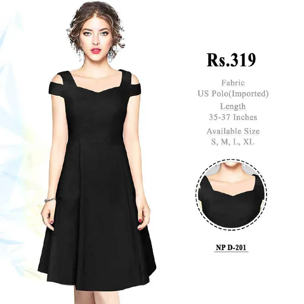 Black_Imported_Fabric_Fit_And_Flare_Dress_for_Women