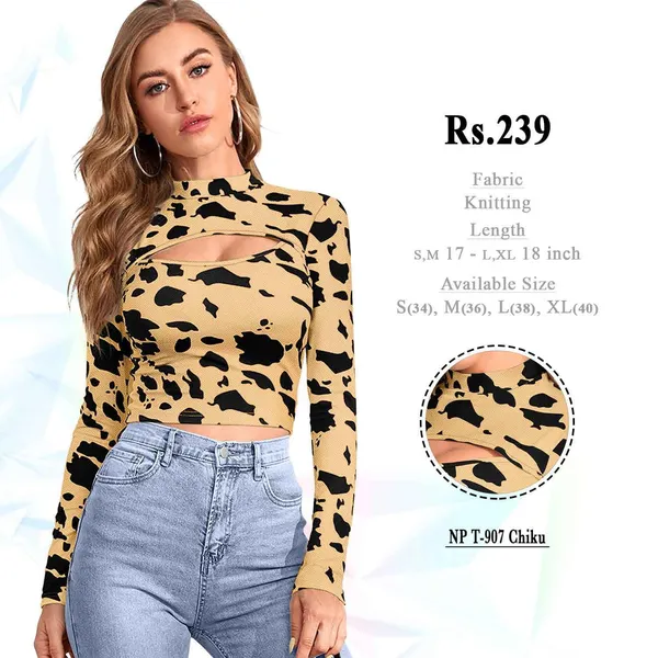 Multicolour_Georgette_Printed_Top_for_Women