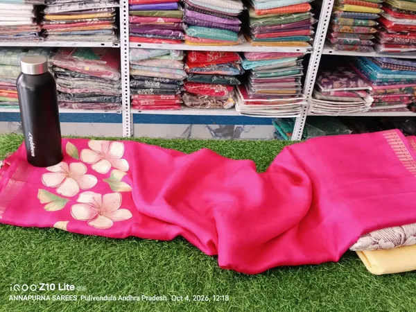 Pink_Silk_Blend_Floral_Print_Saree_for_Women