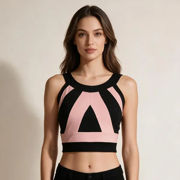 Pink_Black_Knitted_Geometric_Sleeveless_Crop_Top_For_Women_-_Pack_of_2