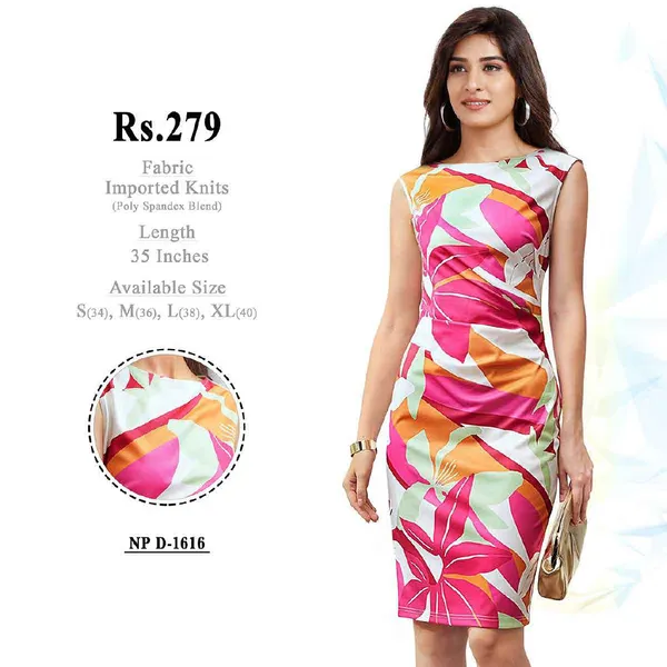 Multicolor_Polyester_Blend_Bodycon_Dress_for_Women
