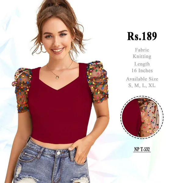 Multicolour_Georgette_Printed_Top_for_Women