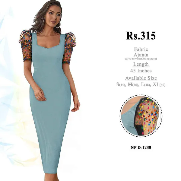 Blue_Polyester_Bodycon_Dress_for_Women