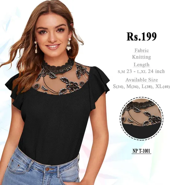 Multicolour_Georgette_Printed_Flutter_Sleeve_Top_For_Women