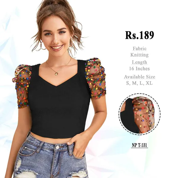Multicolour_Georgette_Printed_Flutter_Sleeve_Top_For_Women