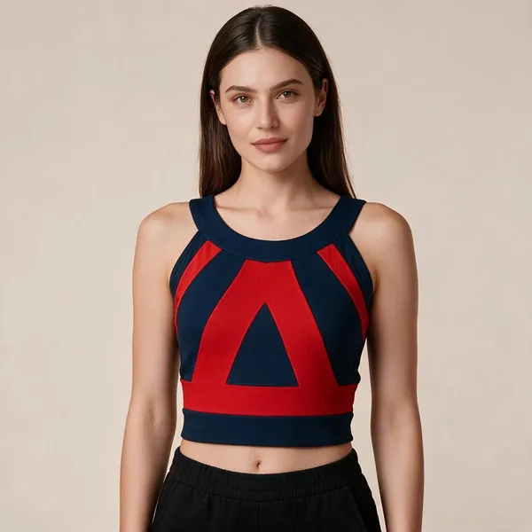 Navy_Blue_Knit_Sleeveless_Geometric_Crop_Top_For_Women_-_Pack_of_2