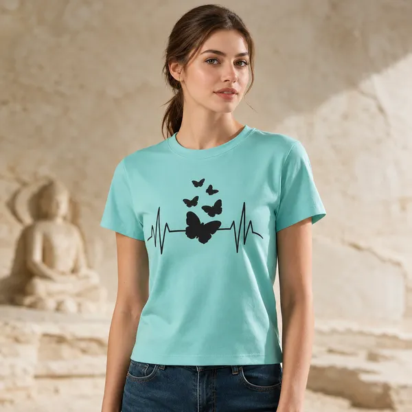 Turquoise_Cotton_Regular_Fit_Graphic_T-Shirt_For_Women_-_Pack_of_2