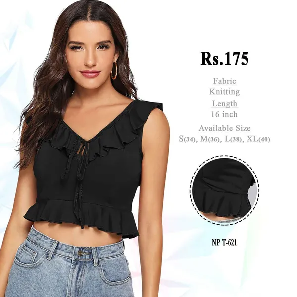 Multicolour_Georgette_Printed_Flutter_Sleeve_Top_For_Women