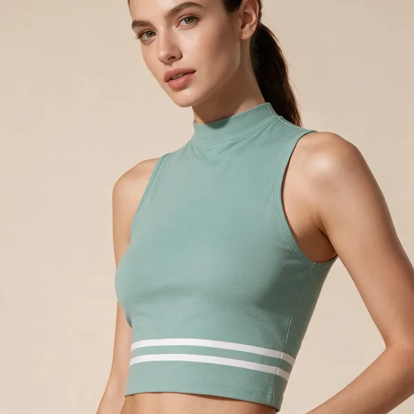 Green_Knitted_Sleeveless_Slim_Fit_Crop_Top_For_Women_-_Pack_of_2