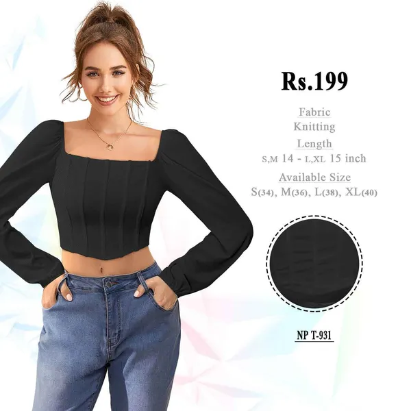 Multicolour_Georgette_Printed_Flutter_Sleeve_Top_For_Women