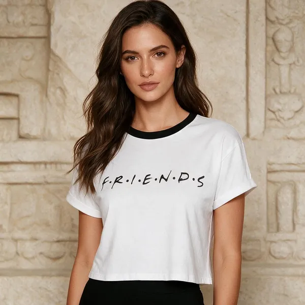 White_Cotton_Graphic_Short_Sleeve_Crop_Top_For_Women_-_Pack_of_2