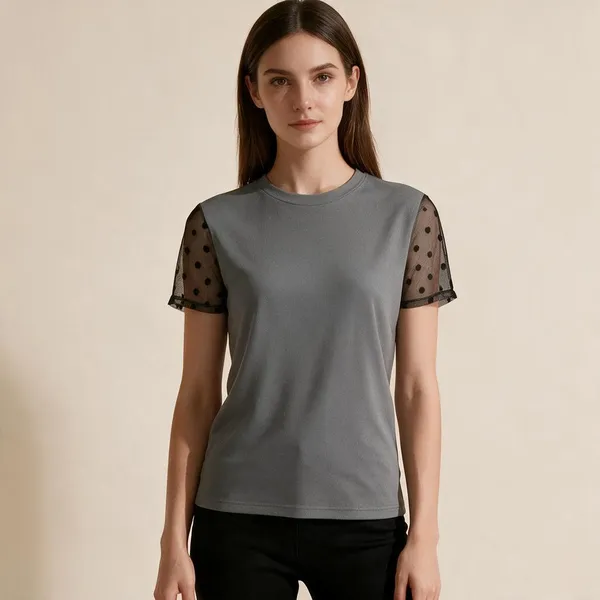 Grey_Knitted_Polka_Dot_Sleeve_Crop_Top_For_Women_-_Pack_of_2