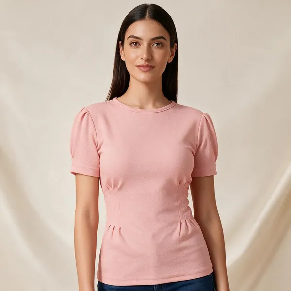 Pink_Knitted_Fitted_Ruched_Waist_Crop_Top_For_Women_-_Pack_of_2