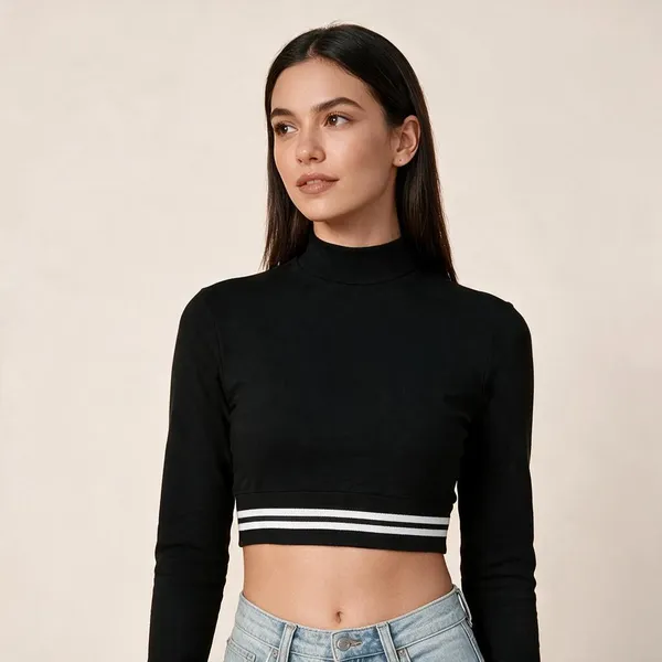 Black_Knitted_Fitted_Striped_Hem_Crop_Top_For_Women_-_Pack_of_2