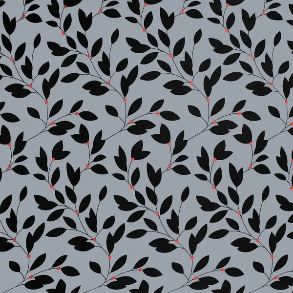 Grey_Leaf_Print_Pillow_Covers_Set