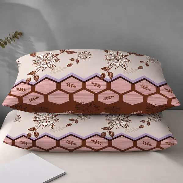 Brown_Floral_Geometric_Print_Pillow_Covers
