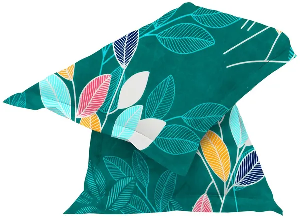 Teal_Botanical_Floral_Print_Bedsheet_Set