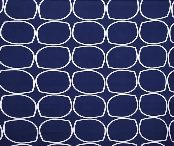 Navy_Geometric_Print_Fitted_Bedsheet